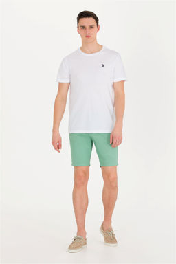 U. S. Polo Assn Мужская белая базовая футболка с круглым вырезом - U.s. polo assn фото 10