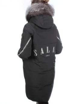 CU-19056 BLACK Пальто женское зимнее CUTEELF (200 гр. холлофайбера) - Fashion фото 6