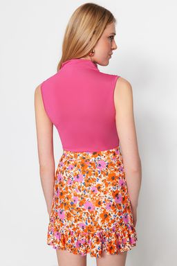 Fusya Bal?kc? Yaka Kolsuz Esnek C?tc?tl? Orme Body TWOAW22BD0006