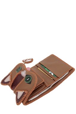 Кошелек с аппликацией ДС-2-185 рыжий - Protege фото 5