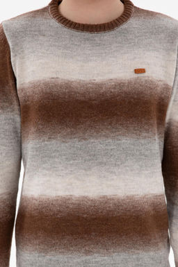 Erkek Slim Fit Bisiklet Yaka Gri Melanj Kazak - U.s. polo assn фото 6