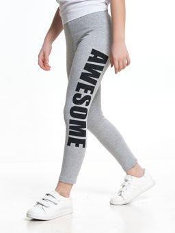 Лосины спортивные черные с принтом UD 6603 черный - Mini maxi фото 6