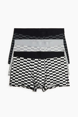 Pack de 3 calzoncillos trunk cortos de algod?n