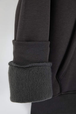 Lacivert Oversize/ Genis Kesim Aplike Nak?sl? Sweatshirt TMNAW26SW00056 - Trendyolmilla фото 7