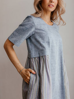 платье лен, хлопок - Волтри фото 2