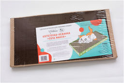 Когтеточка картон Когтемания Цветная Макси 63*31*2,2 см.