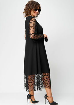 Платье EVA GRANT 7225Д черный