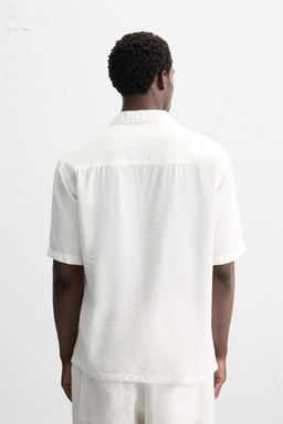 RELAXED FIT FLOWING SHIRT - Zara фото 3