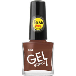KIKI Д/НОГТЕЙ Лак д/ногтей GEL Effect без УФ-лампы 028 мат.какао