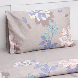 Постельное бельё 1,5сп Экономь и Я Цветочный вечер 143х215см, 145х214см,50х70см-1шт,60г/м2, микрофибра фото 2