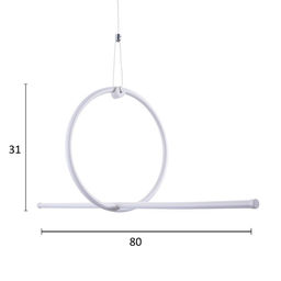 Светильник BayerLux 1797/2 LED 70 Вт белый 80×30-130 см