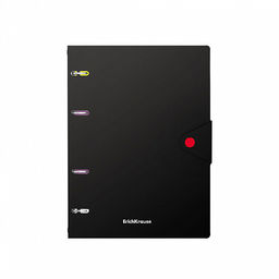 Цена за 24 шт. Тетрадь общая с пластиковой обложкой на кольцах ErichKrause Accent, ассорти, А5, 80 листов, клетка, на кнопке  фото 6