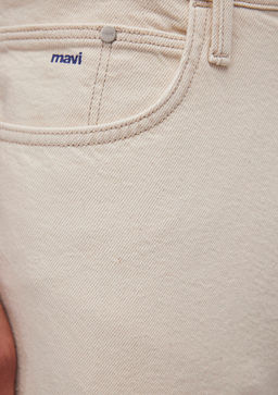 London Akdeniz Ekru Jean Pantolon - Mavi фото 8