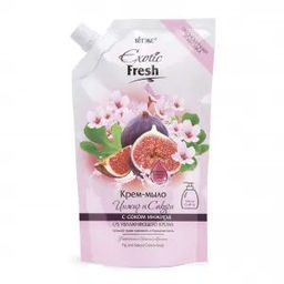 EXOTIC FRESH Крем-мыло "ИНЖИР И САКУРА", дой-пак 750 мл