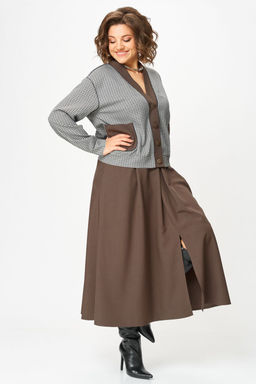 Костюм Aira Style 24131-1 шоколадный