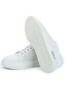 05-PDD162-2 LT. GREEN Кроссовки женские (натуральная кожа)