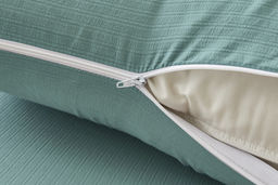 Комплект постельных принадлежностей, простыня на резинке Борт 25 + 2 наволочки 50*70 изумруд