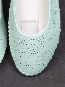 07-PDXL49-2 GREEN Балетки (натуральная кожа)