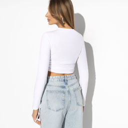 Лонгслив Акцентная штучка (вайт) - Charutti фото 5