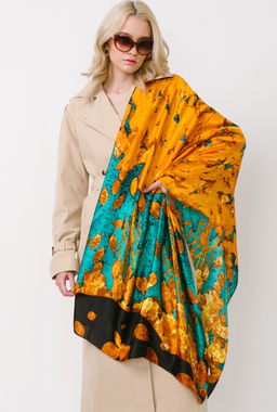 Большой, мягкий, тонкий и очень нежный двусторонний палантин - Tantino фото 9