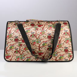 Сумка-переноска каркасная Совы, размер L, 53 х 21 х 29 см - Пижон фото 4