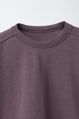 CONJUNTO CAMISETA Y PANTAL?N NERVIO HEAVY WEIGHT / Rosado oscuro - Zara фото 6