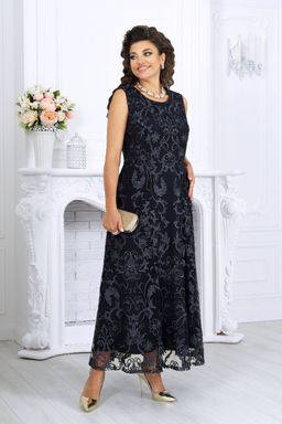 Платье Ninele 7496-Р синий фото 6