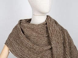 Палантин 20С160-ШР/039/у 165*50 цв. 75 рис. 1 коричневый