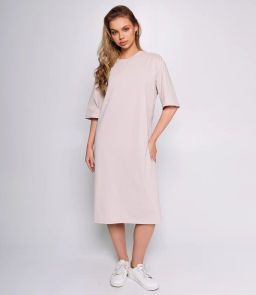 Платье #ОКТ095008, бежевый