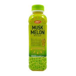Напиток Дыня + Алоэ фруктовый освежающий Musk Melon With Aloe OKF, Корея, 500 мл Акция