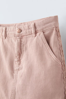 SKIRT WITH BRAIDED DETAIL - Zara фото 4