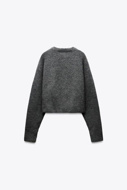 ROUND NECK KNIT SWEATER - Zara фото 13