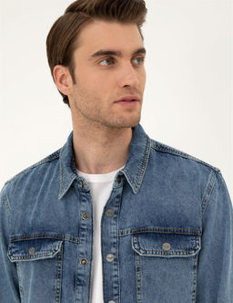Koyu Mavi Denim G_mlek - Pierre cardin фото 2