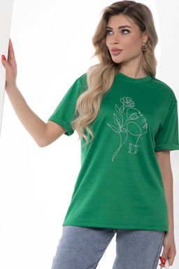 Футболка с вышивкой - Lt collection фото 8