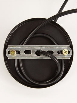 Светильник BayerLux Mila, 1×40 Вт, Е27, чёрный, 50×50×13 см