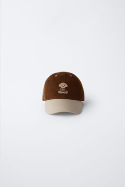 GORRA PANA PERRITO BORDADO / Arena