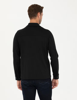 Siyah Regular Fit G_mlek Ceket - Pierre cardin фото 5