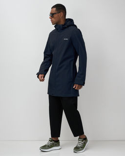 Парка спортивная мужская с капюшоном softshell темно-синего цвета 9565TS - Mtforce фото 3