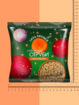 Сибирские Отруби "Сила Овощей" пакет 100 г хрустящие