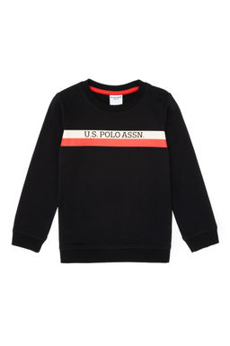 Erkek _ocuk Siyah Basic Sweatshirt Sepette S_rpriz _ndirim