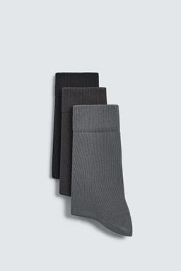 3-PACK OF TEXTURED SOCKS - Zara фото 2