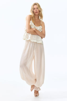 Top de volantes con dise?o bordado - H&m фото 6