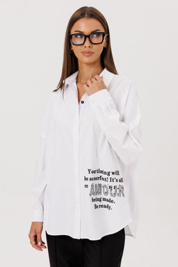 Рубашка Lars Style 1124 белый/молочный