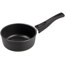 Ковш с тефлоновым покрытием 1,0л, д16см Классик, h7см, s0,4см, съемная ручка из термостойкого пластика, стеклянная крышка с пароотводом, подарочная упаковка (Россия) - Домашняя мода фото 2