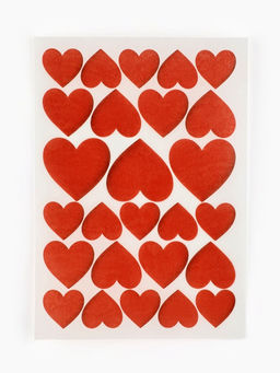 Вафельные картинки для украшения десертов и тортов Сердечки, А5