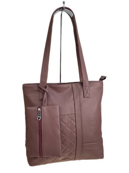 Женская сумка из искусственной кожи, цвет нежно розовый