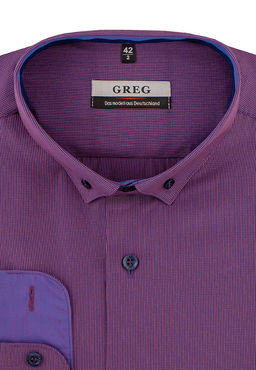 Сорочка мужская длинный рукав GREG 774/139/879/Z/b/1p_GB