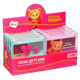 Цена за 2 шт. Тени для век детские, 4 цвета «Подружки», Сказочный патруль, МИКС
