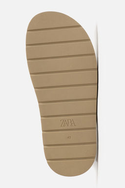 BRAIDED LEATHER CLOGS - Zara фото 7