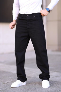 TRENDYOL MAN Ac?k Mavi %100 Pamuk Baggy Fit Jeans Bol Kot Pantolon TMNAW24JE00027 - Trendyolmilla фото 43